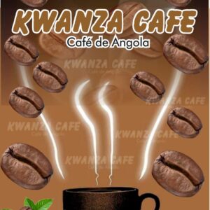 Angola Clássico grão torrado embalagem de 5 kgs em pacotes de 500 grs